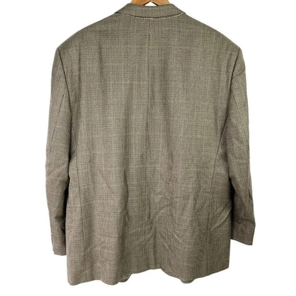 Mens Pronto Uomo Wool Blazer 48 Regular Sport Coat Suit Jacket Two Button Brown - Picture 2 of 7